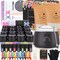 Candle Making Kit for Adults with Hot Plate, DIY Starter Soy Candle Making Supplies/Kit - Perfect as Home Decorations(Black)